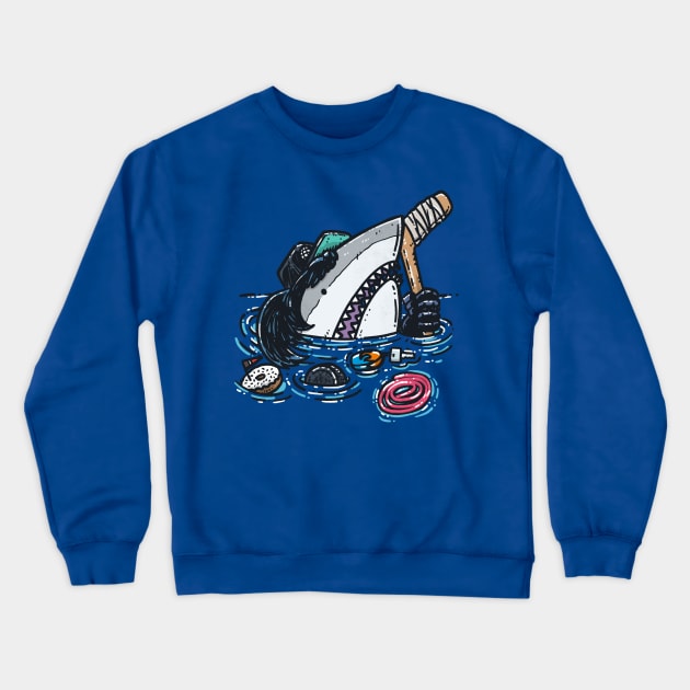 Excellent Shark Crewneck Sweatshirt by nickv47